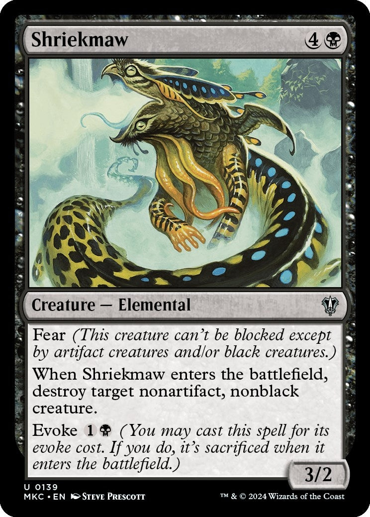 Image for Shriekmaw (139) [Murders at Karlov Manor] - Magic: The Gathering