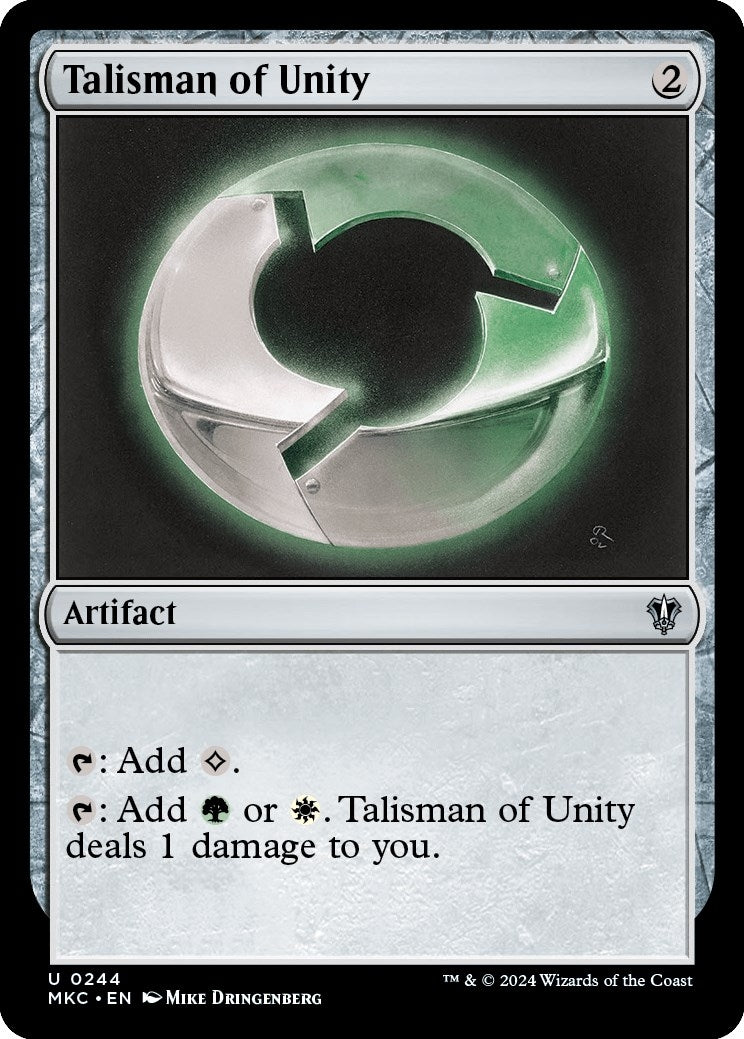 Image for Talisman of Unity (244) [Murders at Karlov Manor] - Magic: The Gathering