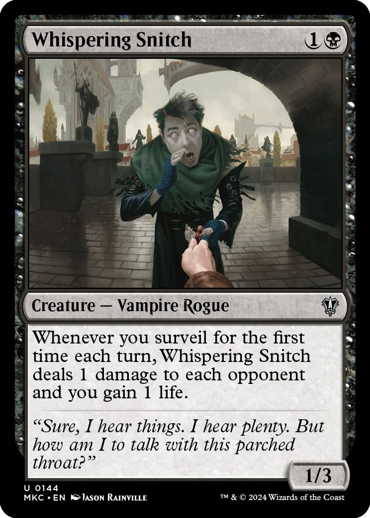 Image for Whispering Snitch (144) [Murders at Karlov Manor] - Magic: The Gathering