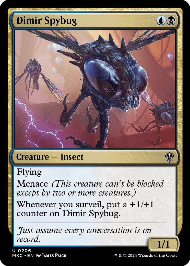 Image for Dimir Spybug (206) [Murders at Karlov Manor] - Magic: The Gathering