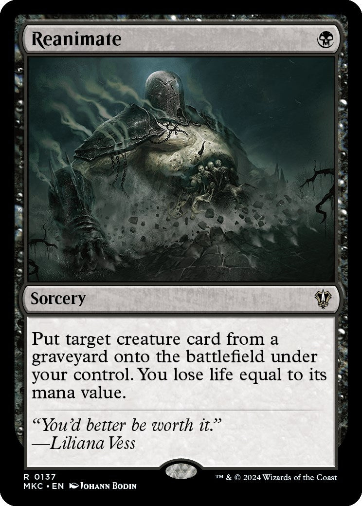 Image for Reanimate (137) [Murders at Karlov Manor] - Magic: The Gathering
