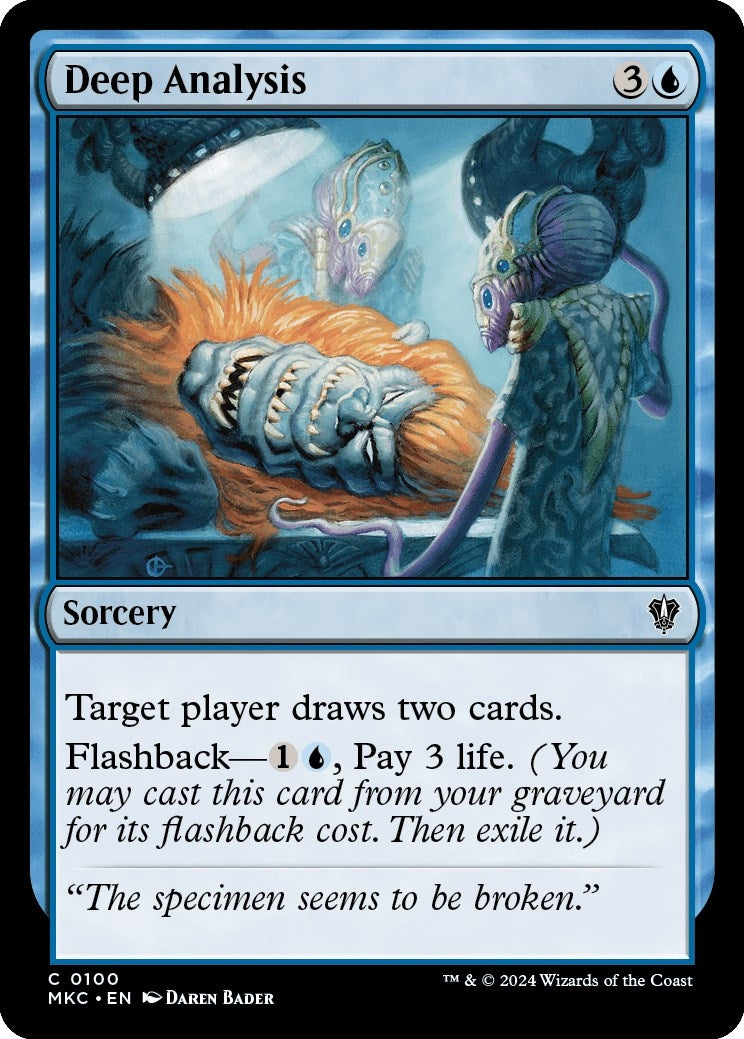 Image for Deep Analysis (100) [Murders at Karlov Manor] - Magic: The Gathering