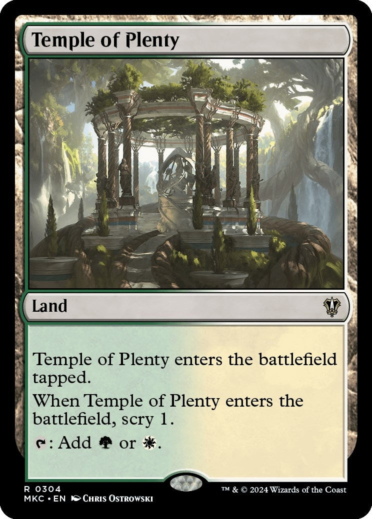 Temple of Plenty (304) [Commander: Murders at Karlov Manor]