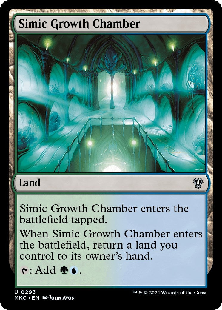 Image for Simic Growth Chamber (293) [Murders at Karlov Manor] - Magic: The Gathering
