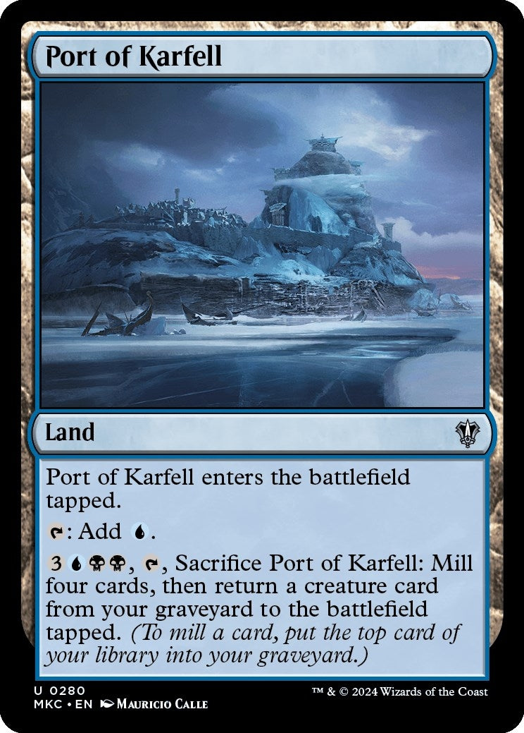 Image for Port of Karfell (280) [Murders at Karlov Manor] - Magic: The Gathering