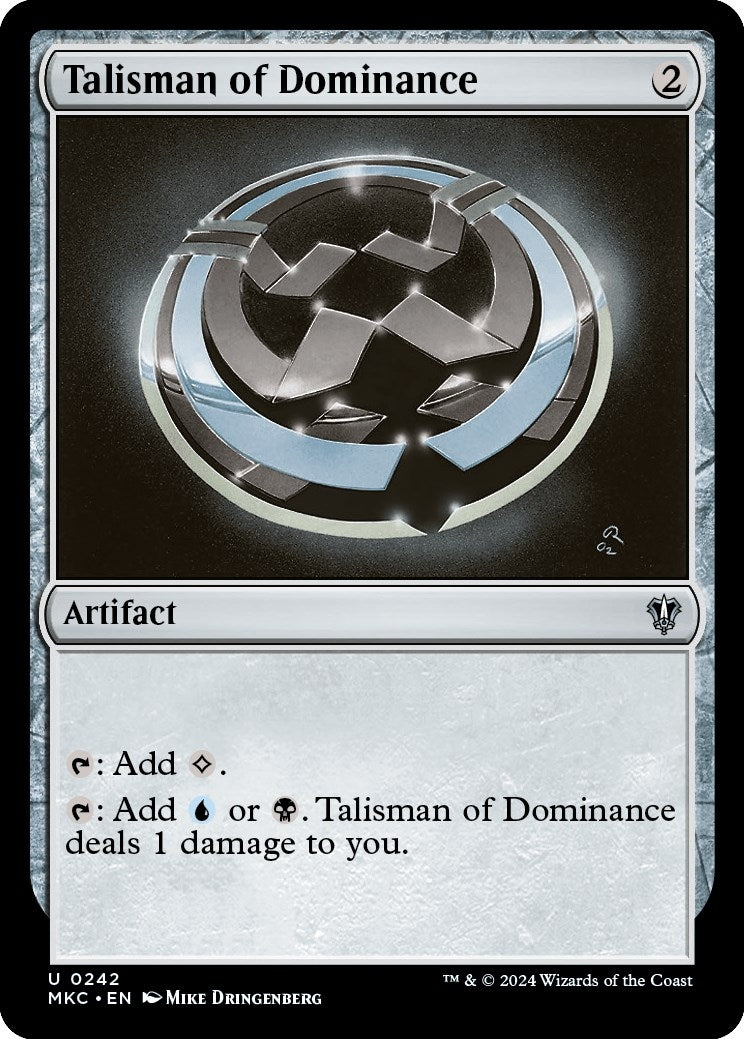 Image for Talisman of Dominance (242) [Murders at Karlov Manor] - Magic: The Gathering
