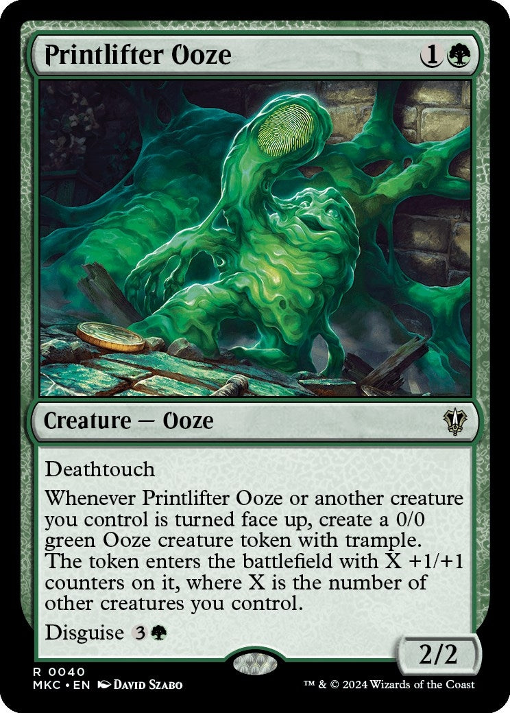 Image for Printlifter Ooze (40) [Murders at Karlov Manor] - Magic: The Gathering