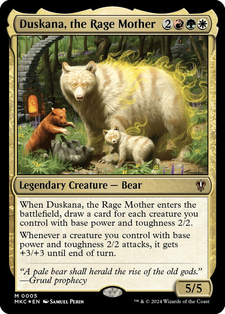 Duskana, the Rage Mother (5) [Commander: Murders at Karlov Manor]