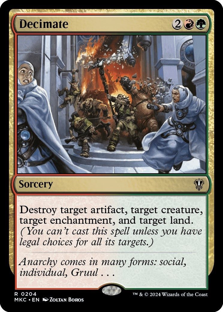 Image for Decimate (204) [Murders at Karlov Manor] - Magic: The Gathering
