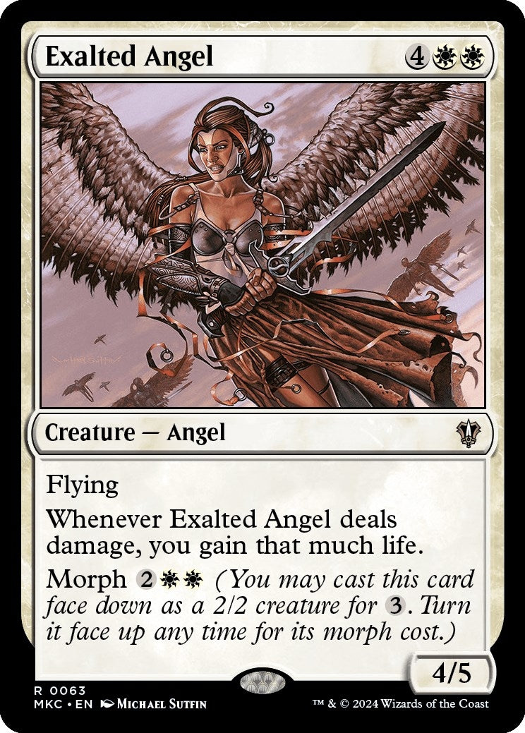 Image for Exalted Angel (63) [Murders at Karlov Manor] - Magic: The Gathering
