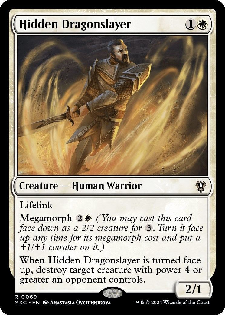 Image for Hidden Dragonslayer (69) [Murders at Karlov Manor] - Magic: The Gathering