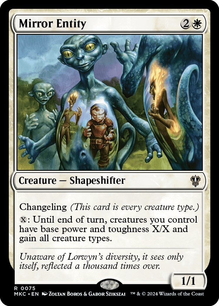 Image for Mirror Entity (75) [Murders at Karlov Manor] - Magic: The Gathering