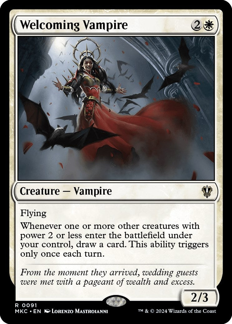 Image for Welcoming Vampire (91) [Murders at Karlov Manor] - Magic: The Gathering