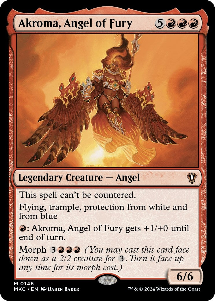 Image for Akroma, Angel of Fury (146) [Murders at Karlov Manor] - Magic: The Gathering