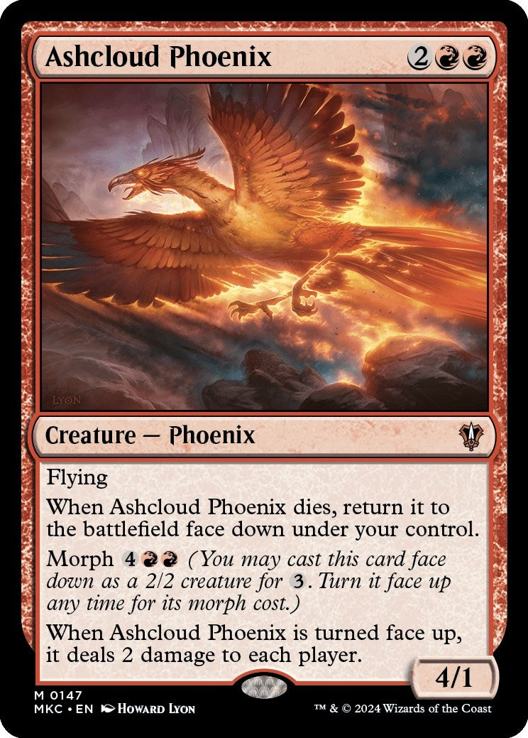 Image for Ashcloud Phoenix (147) [Murders at Karlov Manor] - Magic: The Gathering