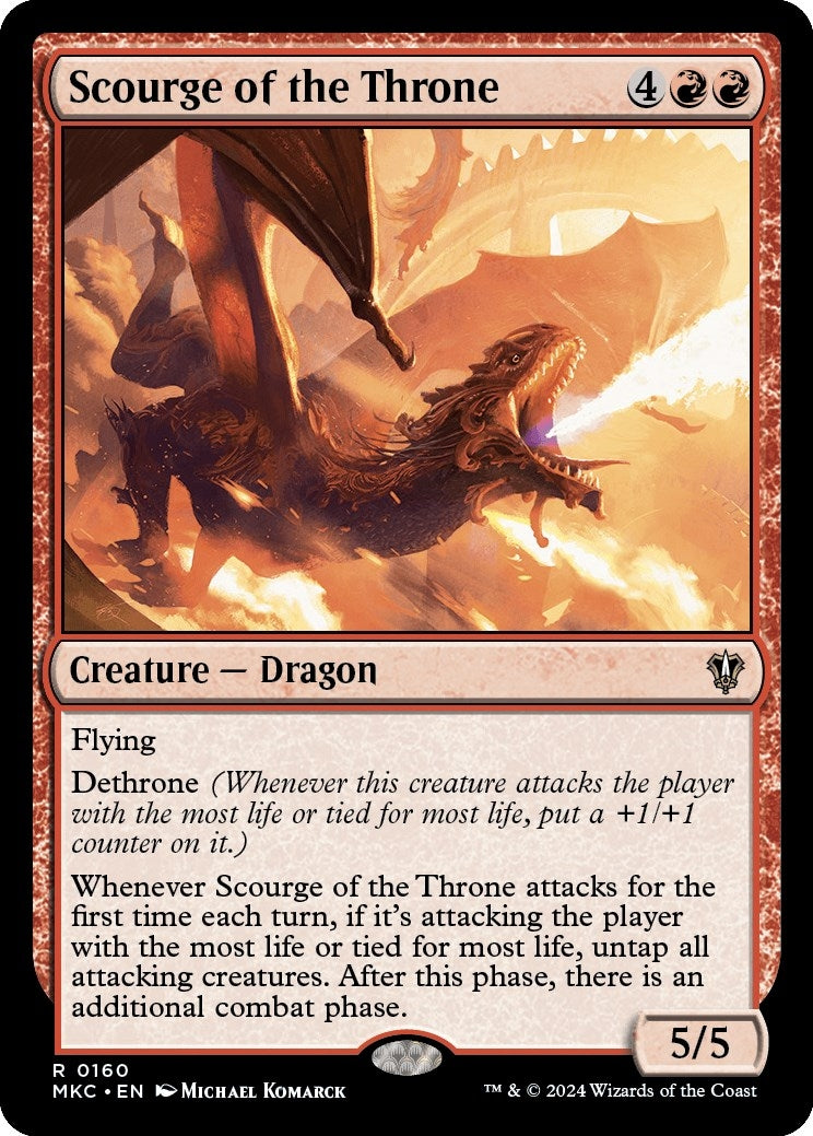 Image for Scourge of the Throne (160) [Murders at Karlov Manor] - Magic: The Gathering