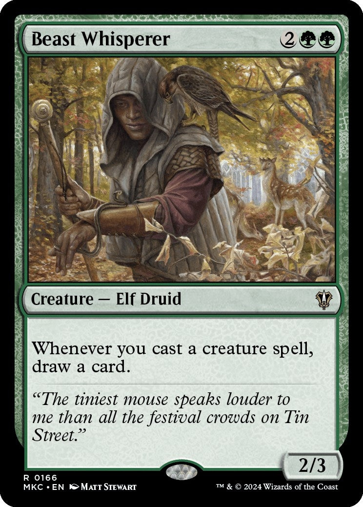 Image for Beast Whisperer (166) [Murders at Karlov Manor] - Magic: The Gathering