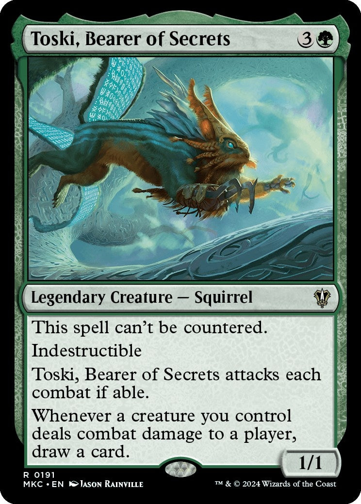 Image for Toski, Bearer of Secrets (191) [Murders at Karlov Manor] - Magic: The Gathering