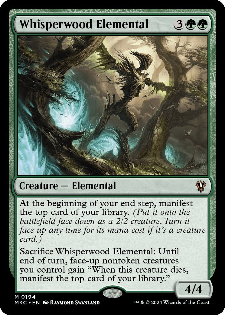 Image for Whisperwood Elemental (194) [Murders at Karlov Manor] - Magic: The Gathering