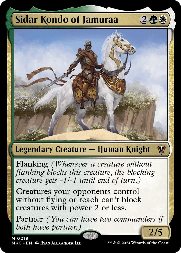 Image for Sidar Kondo of Jamuraa (219) [Murders at Karlov Manor] - Magic: The Gathering