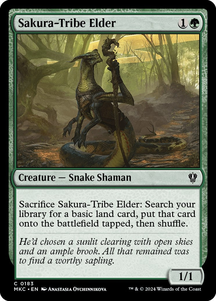 Image for Sakura-Tribe Elder (183) [Murders at Karlov Manor] - Magic: The Gathering