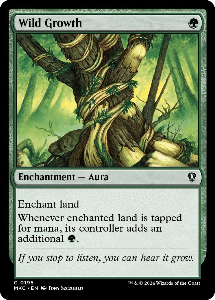 Image for Wild Growth (195) [Murders at Karlov Manor] - Magic: The Gathering