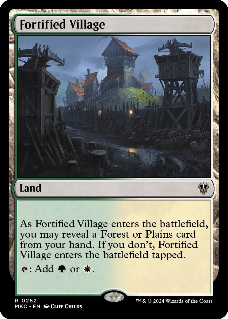 Image for Fortified Village (262) [Murders at Karlov Manor] - Magic: The Gathering