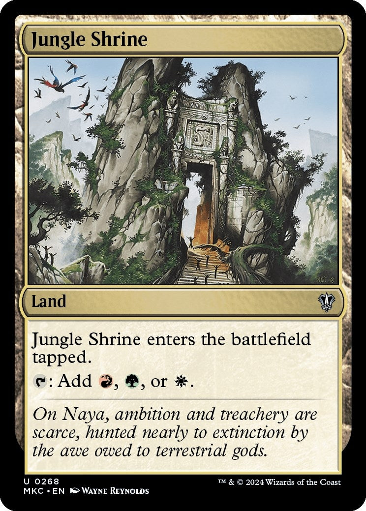 Image for Jungle Shrine (268) [Murders at Karlov Manor] - Magic: The Gathering