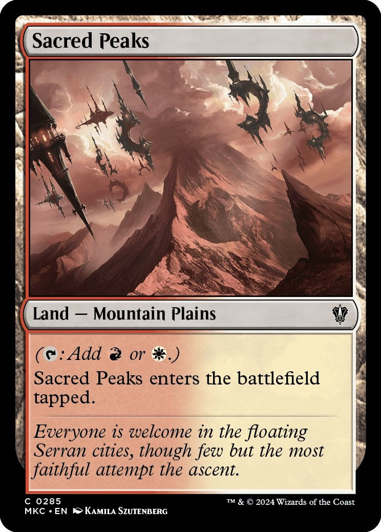 Image for Sacred Peaks (285) [Murders at Karlov Manor] - Magic: The Gathering