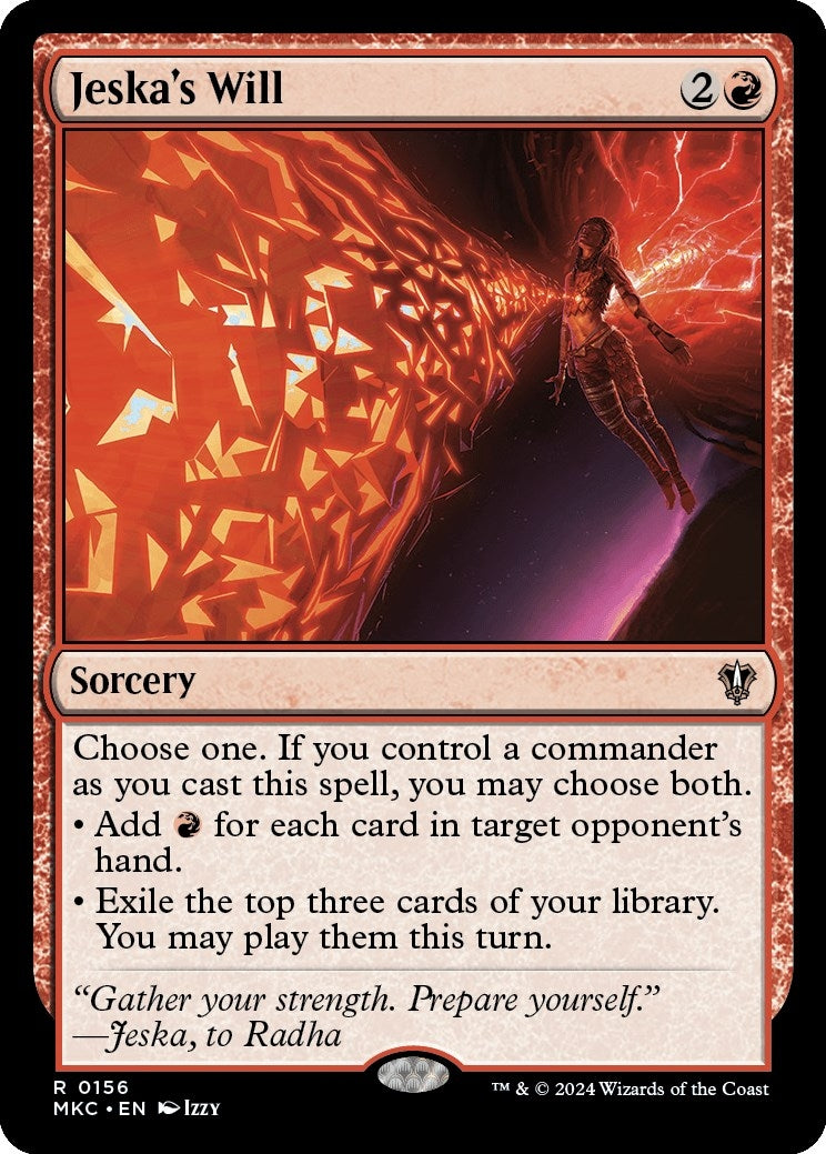 Image for Jeska's Will (156) [Murders at Karlov Manor] - Magic: The Gathering