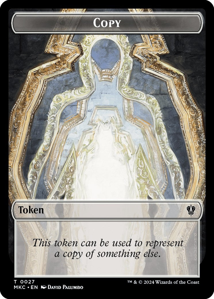 Image for Copy // Zombie Double-Sided Token (27 // 11) [Murders at Karlov Manor] - Magic: The Gathering
