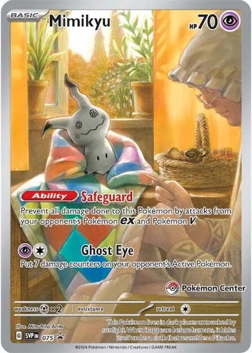 Image for Mimikyu - 075 (Pokemon Center Exclusive) (075) [SV: Scarlet & Violet Promo Cards] - Pokemon