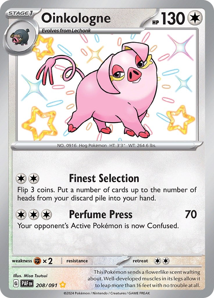 Image for Oinkologne (208/091) [SV: Paldean Fates] - Pokemon