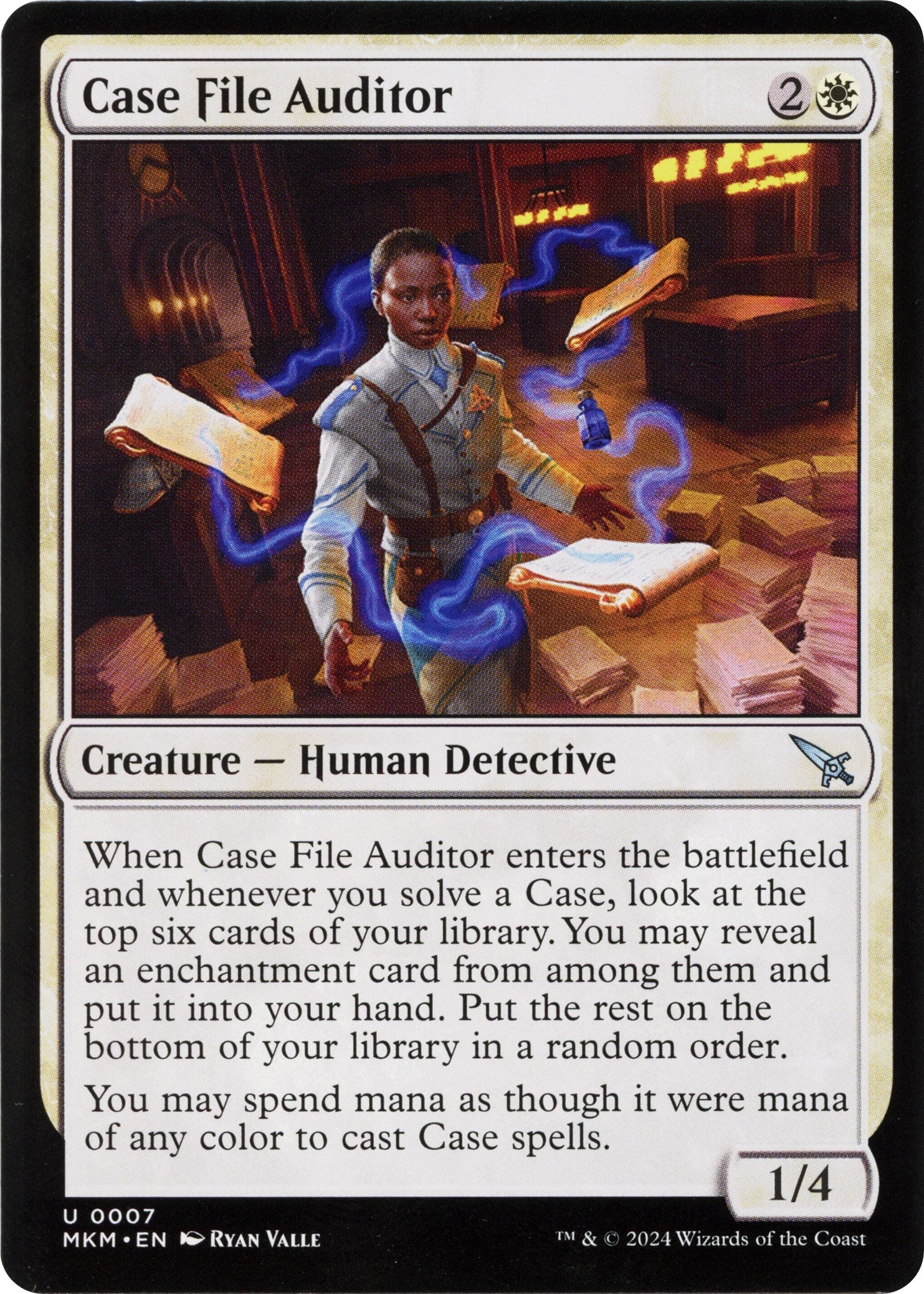 Image for Case File Auditor (a) (7) [Murders at Karlov Manor] - Magic: The Gathering