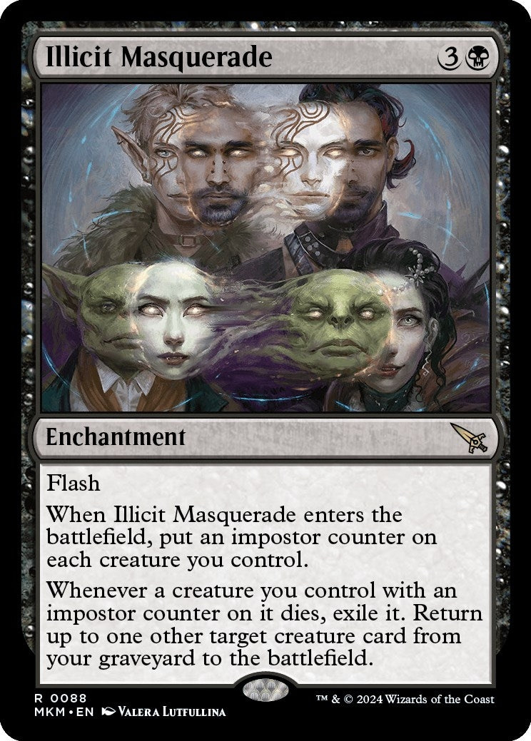 Image for Illicit Masquerade (88) [Murders at Karlov Manor] - Magic: The Gathering