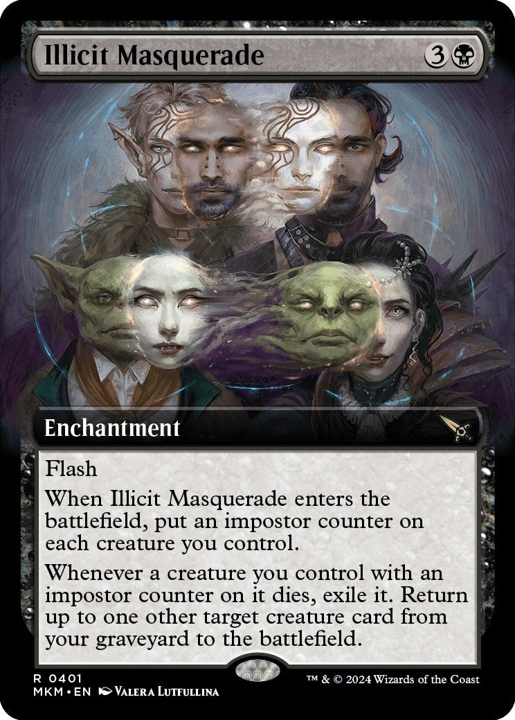 Image for Illicit Masquerade (Extended Art) (401) [Murders at Karlov Manor] - Magic: The Gathering