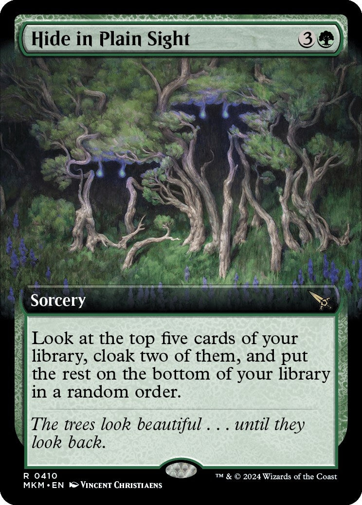 Image for Hide in Plain Sight (Extended Art) (410) [Murders at Karlov Manor] - Magic: The Gathering