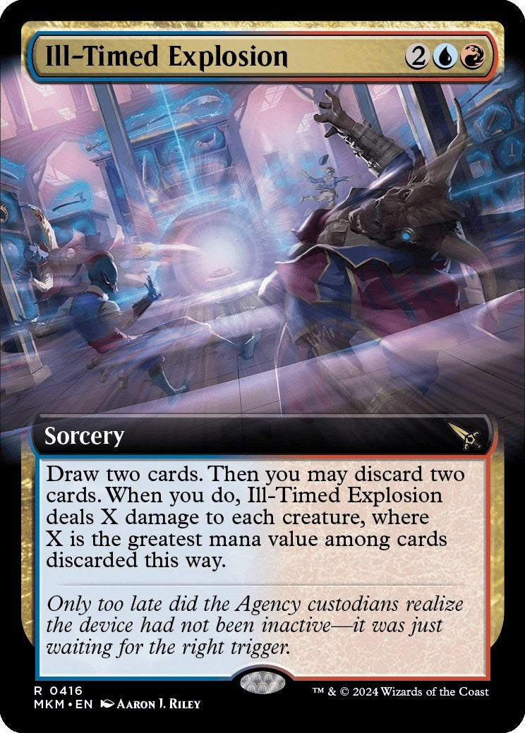 Image for Ill-Timed Explosion (Extended Art) (416) [Murders at Karlov Manor] - Magic: The Gathering