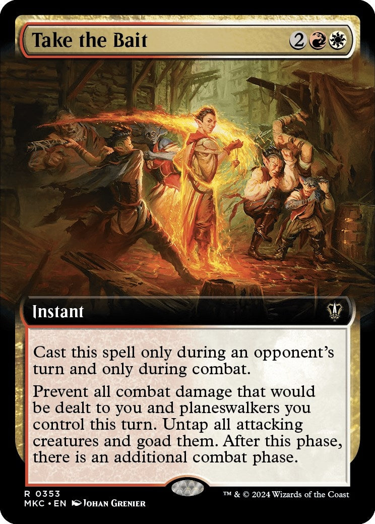 Image for Take the Bait (Extended Art) (353) [Murders at Karlov Manor] - Magic: The Gathering