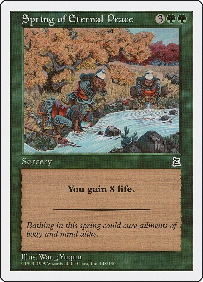 Image for Spring of Eternal Peace (148) [Portal Three Kingdoms] - Magic: The Gathering