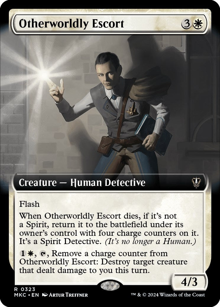 Image for Otherworldly Escort (Extended Art) (323) [Murders at Karlov Manor] - Magic: The Gathering