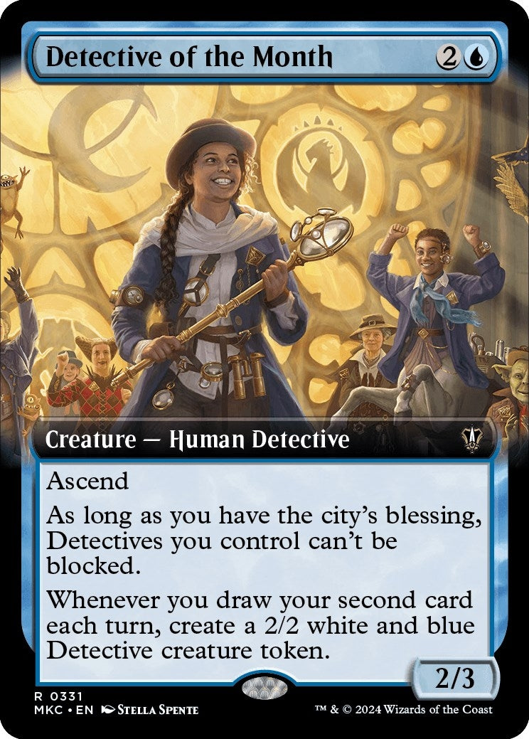 Image for Detective of the Month (Extended Art) (331) [Murders at Karlov Manor] - Magic: The Gathering