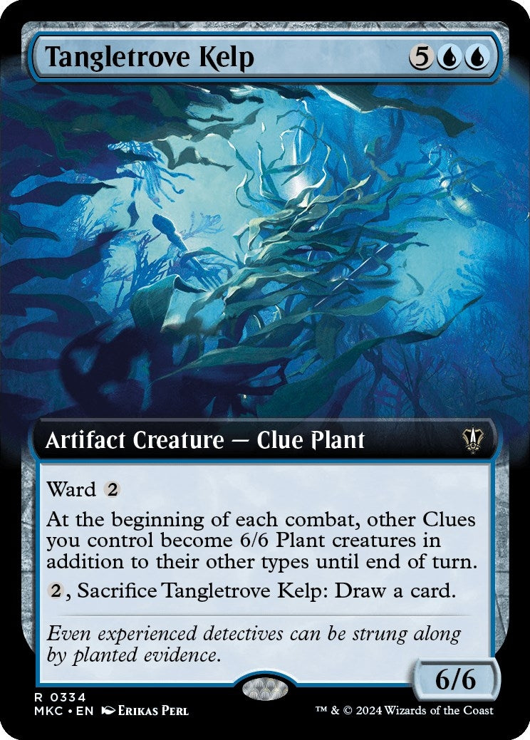 Tangletrove Kelp (Extended Art) (334) [Commander: Murders at Karlov Manor]
