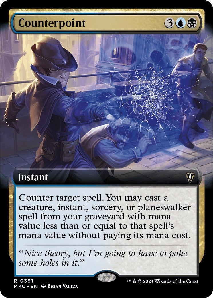 Image for Counterpoint (Extended Art) (351) [Murders at Karlov Manor] - Magic: The Gathering