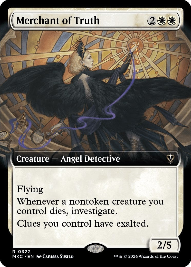 Image for Merchant of Truth (Extended Art) (322) [Murders at Karlov Manor] - Magic: The Gathering