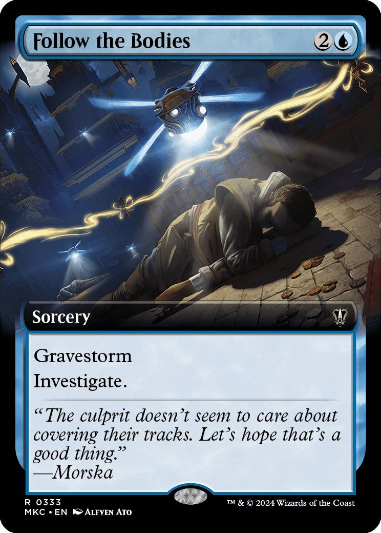 Image for Follow the Bodies (Extended Art) (333) [Murders at Karlov Manor] - Magic: The Gathering