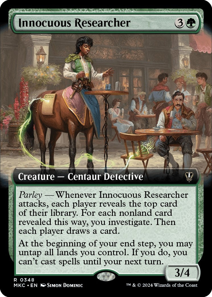 Image for Innocuous Researcher (Extended Art) (348) [Murders at Karlov Manor] - Magic: The Gathering