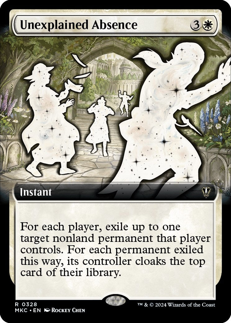 Image for Unexplained Absence (Extended Art) (328) [Murders at Karlov Manor] - Magic: The Gathering