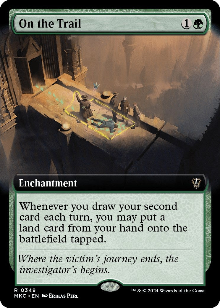 Image for On the Trail (Extended Art) (349) [Murders at Karlov Manor] - Magic: The Gathering