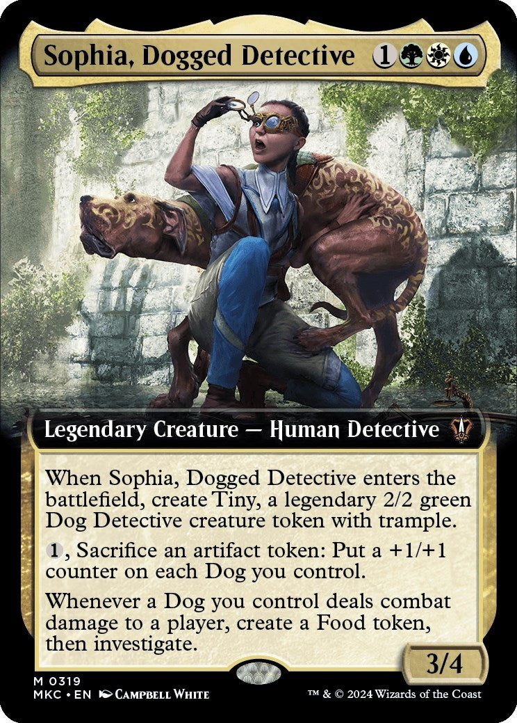 Image for Sophia, Dogged Detective (Extended Art) (319) [Murders at Karlov Manor] - Magic: The Gathering